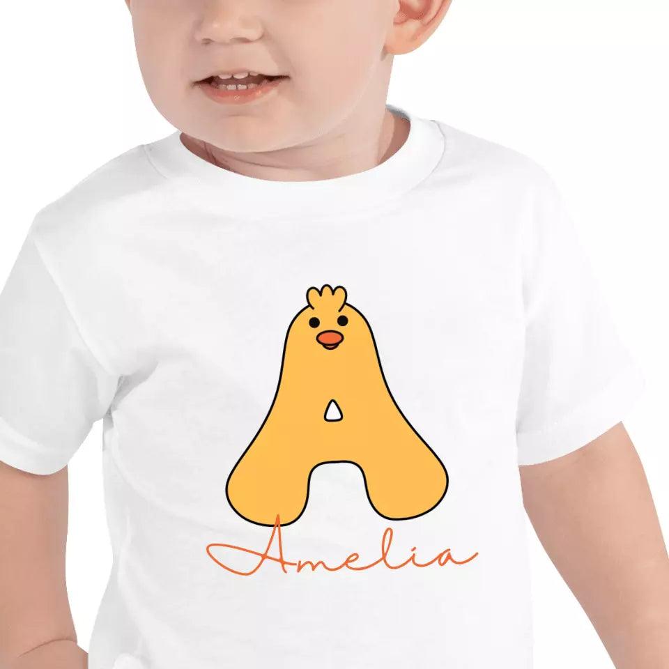 Custom Yellow Duck Alphabet T-Shirt – ART-TSH020 - ARTFULANE