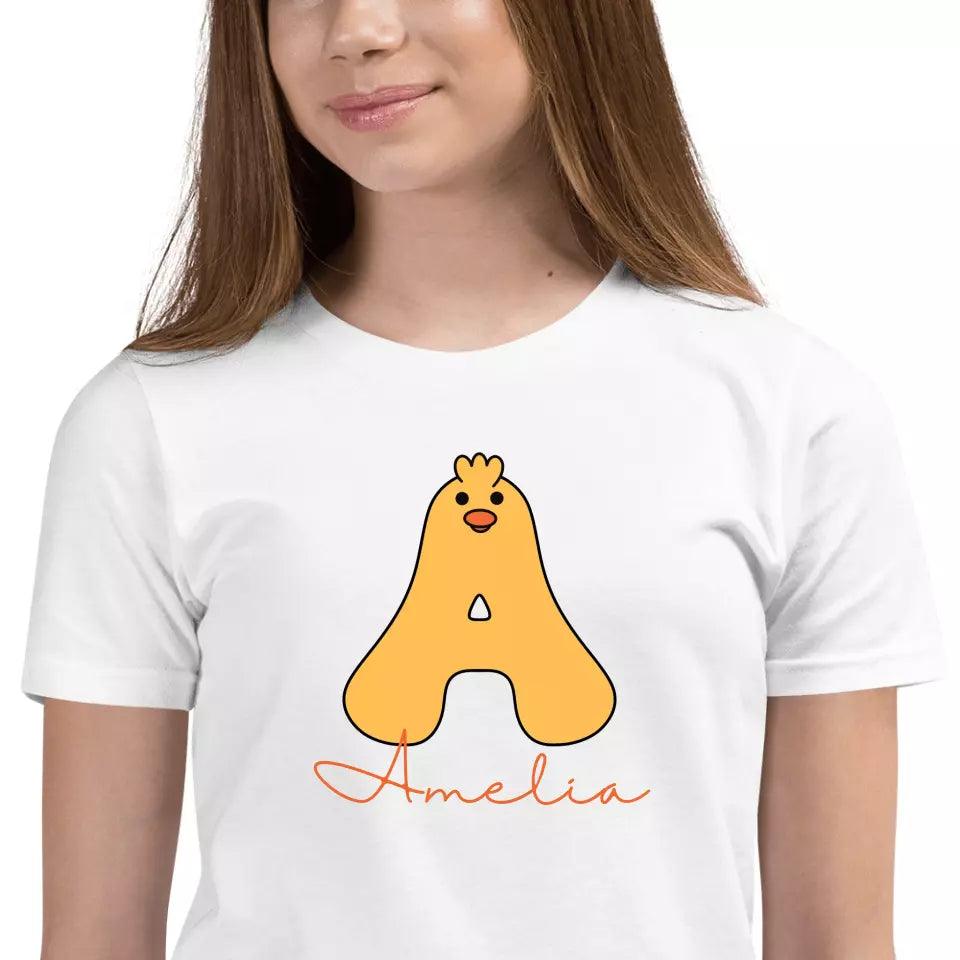 Custom Yellow Duck Alphabet T-Shirt – ART-TSH020 - ARTFULANE