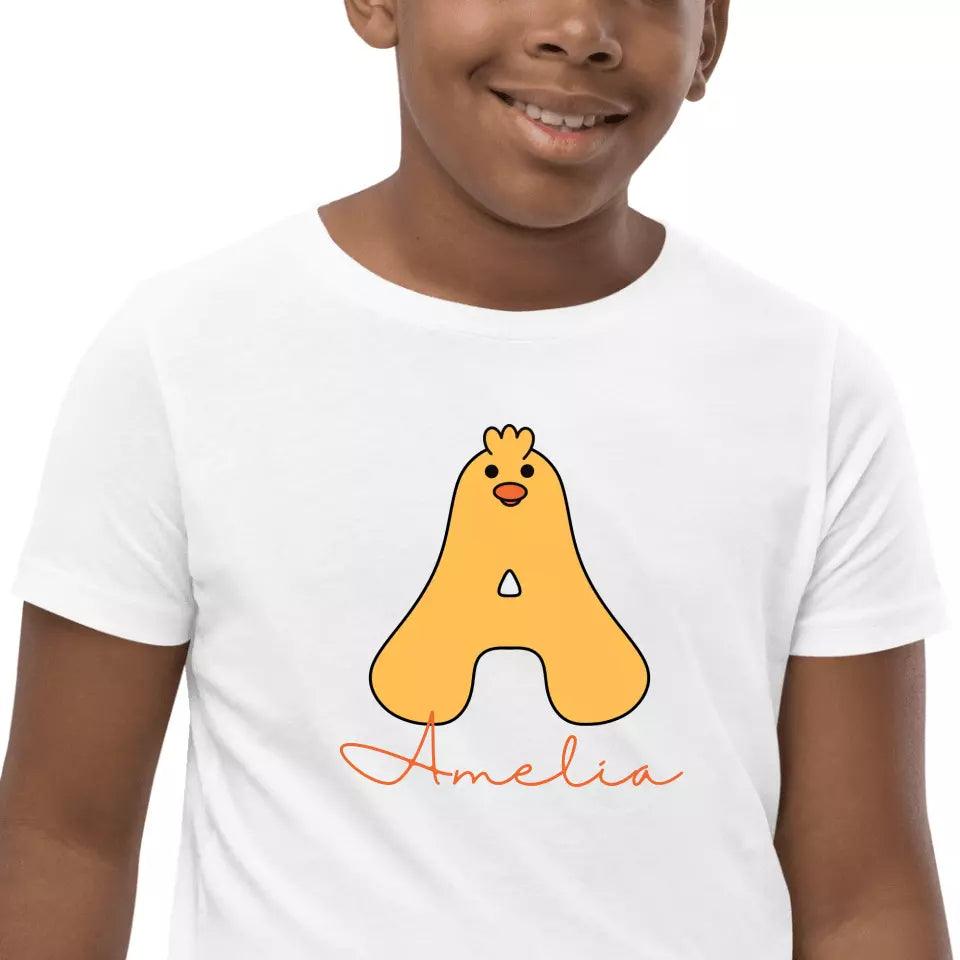 Custom Yellow Duck Alphabet T-Shirt – ART-TSH020 - ARTFULANE