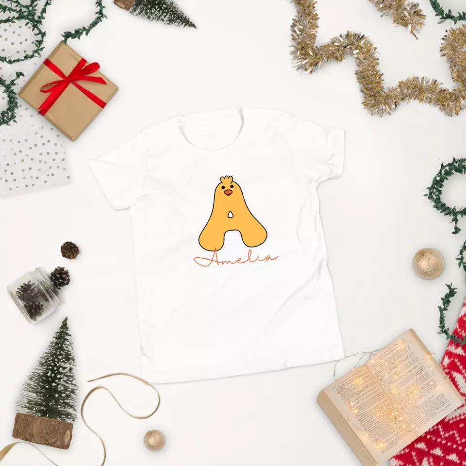 Custom Yellow Duck Alphabet T-Shirt – ART-TSH020 - ARTFULANE