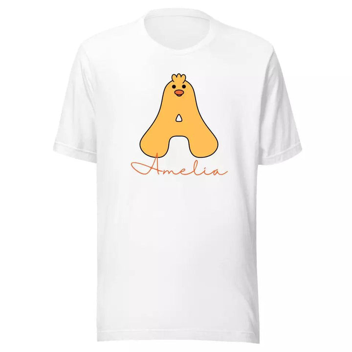 Custom Yellow Duck Alphabet T-Shirt – ART-TSH020 - ARTFULANE