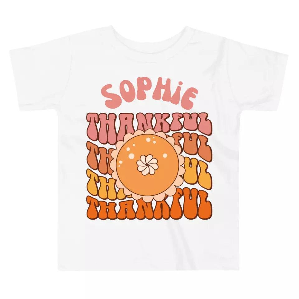 Custom Thanksgiving Fall Retro T-Shirt – ART-TSH022 - ARTFULANE