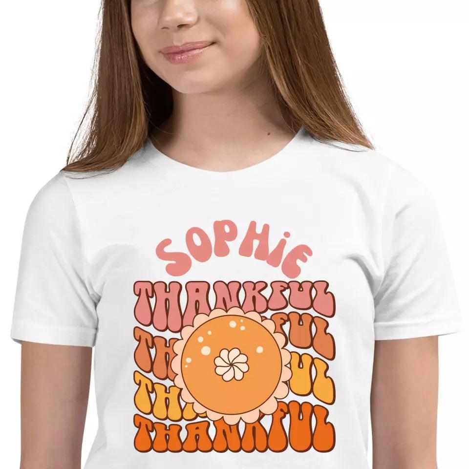 Custom Thanksgiving Fall Retro T-Shirt – ART-TSH022 - ARTFULANE