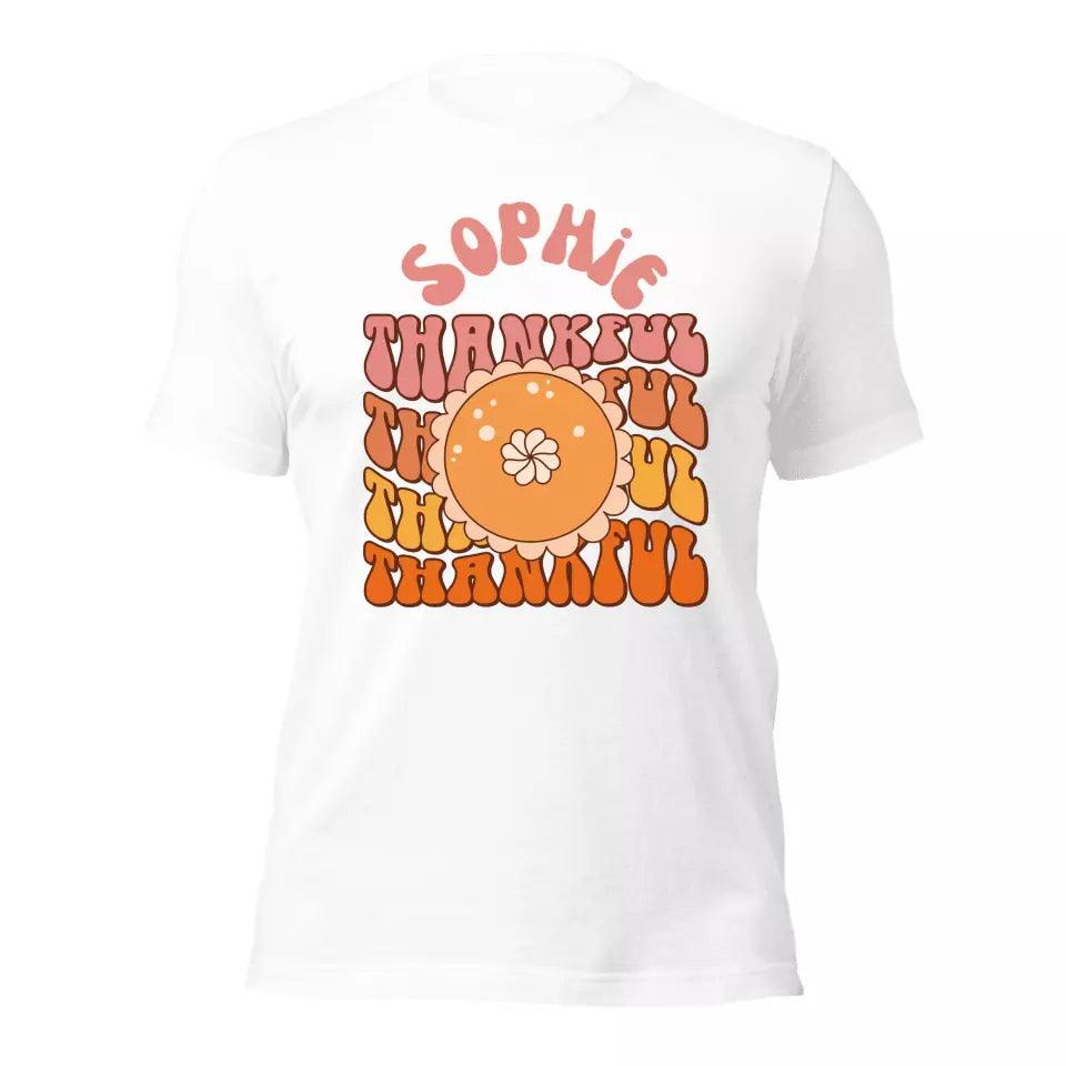 Custom Thanksgiving Fall Retro T-Shirt – ART-TSH022 - ARTFULANE