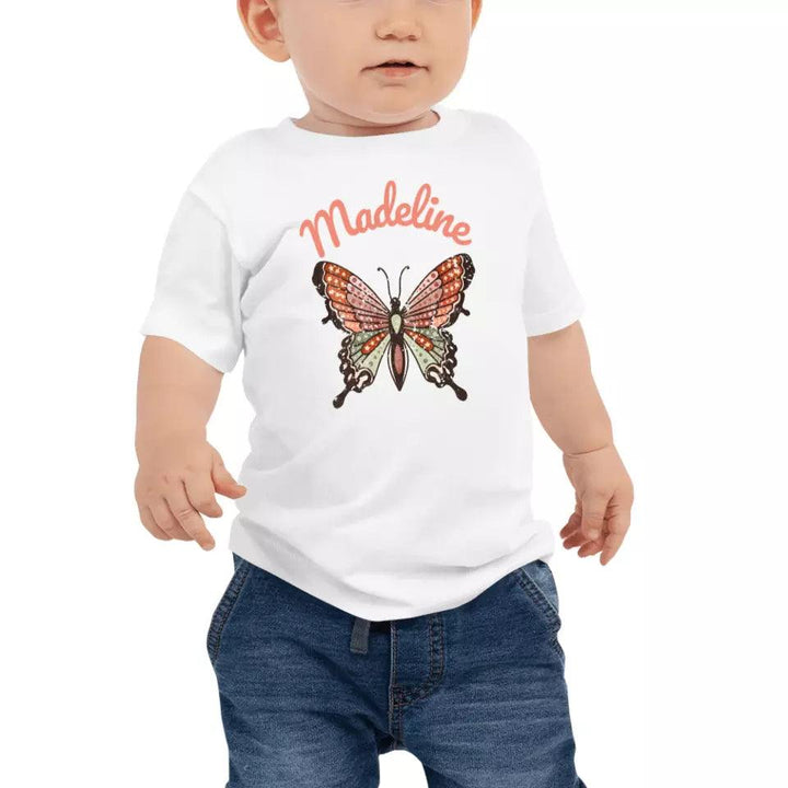 Custom Retro Groovy Butterflies T-Shirt – ART-TSH027 - ARTFULANE