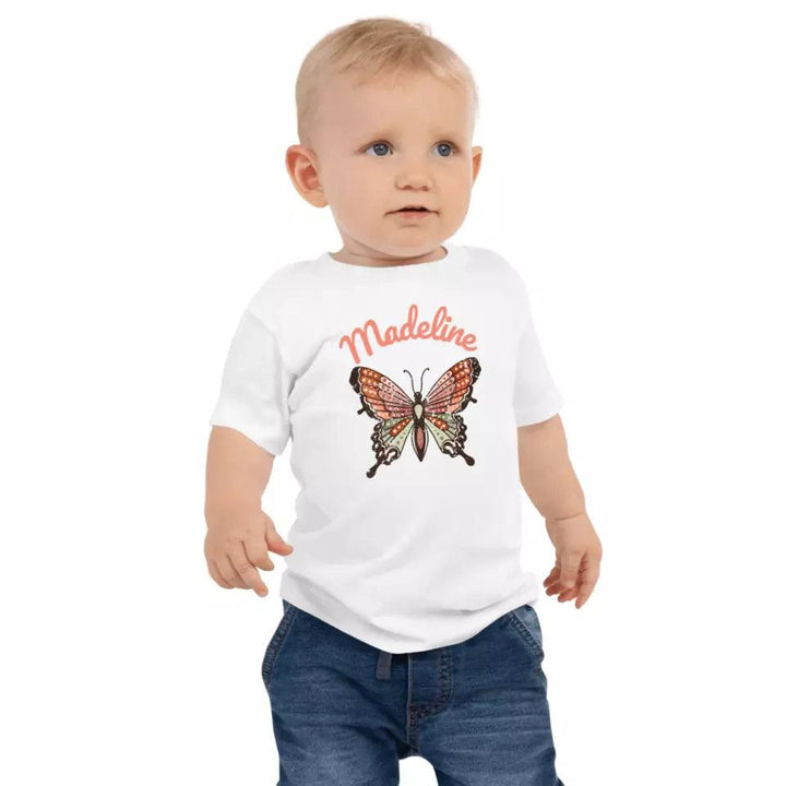 Custom Retro Groovy Butterflies T-Shirt – ART-TSH027 - ARTFULANE