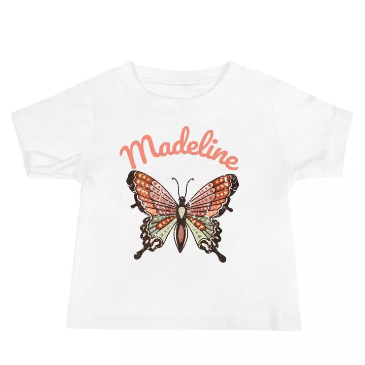 Custom Retro Groovy Butterflies T-Shirt – ART-TSH027 - ARTFULANE