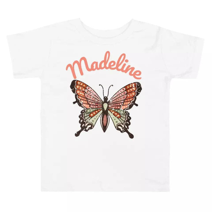 Custom Retro Groovy Butterflies T-Shirt – ART-TSH027 - ARTFULANE