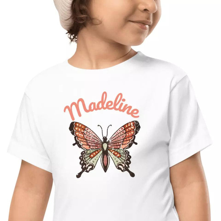 Custom Retro Groovy Butterflies T-Shirt – ART-TSH027 - ARTFULANE