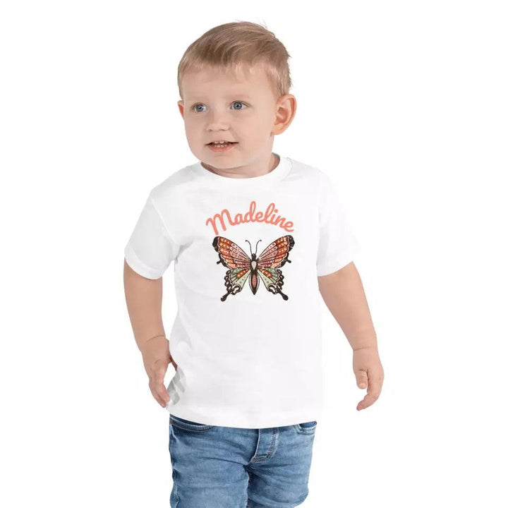 Custom Retro Groovy Butterflies T-Shirt – ART-TSH027 - ARTFULANE