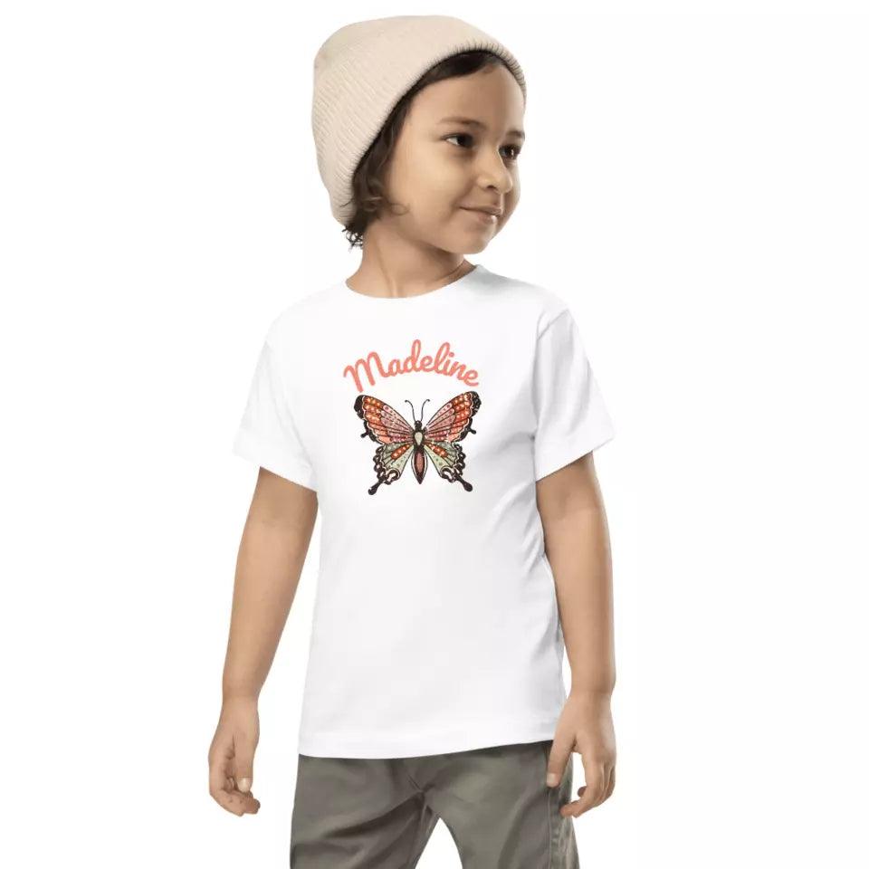 Custom Retro Groovy Butterflies T-Shirt – ART-TSH027 - ARTFULANE