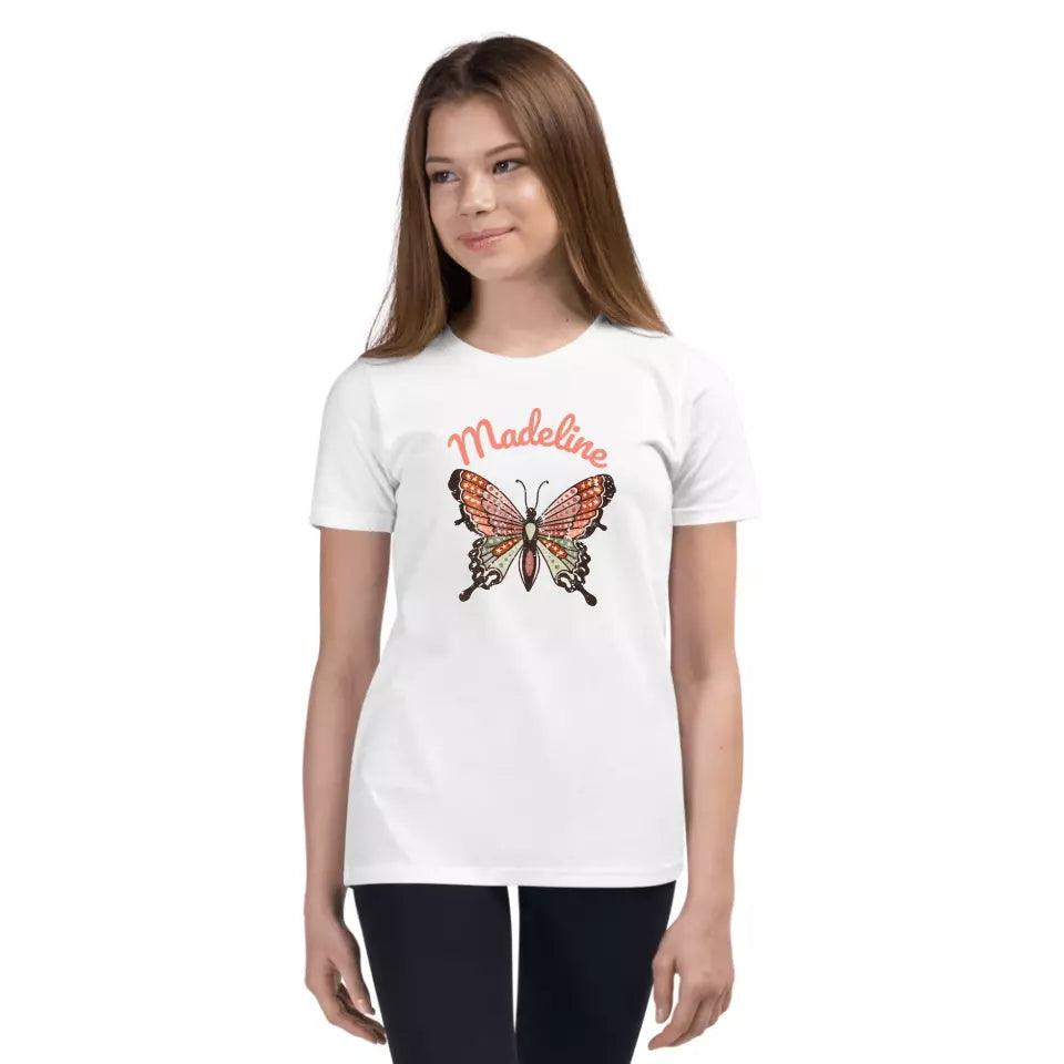 Custom Retro Groovy Butterflies T-Shirt – ART-TSH027 - ARTFULANE