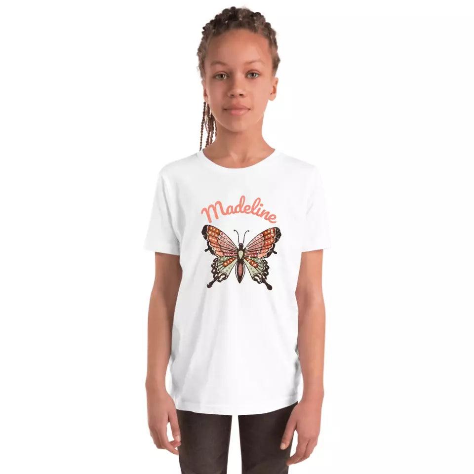 Custom Retro Groovy Butterflies T-Shirt – ART-TSH027 - ARTFULANE