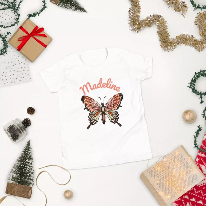 Custom Retro Groovy Butterflies T-Shirt – ART-TSH027 - ARTFULANE