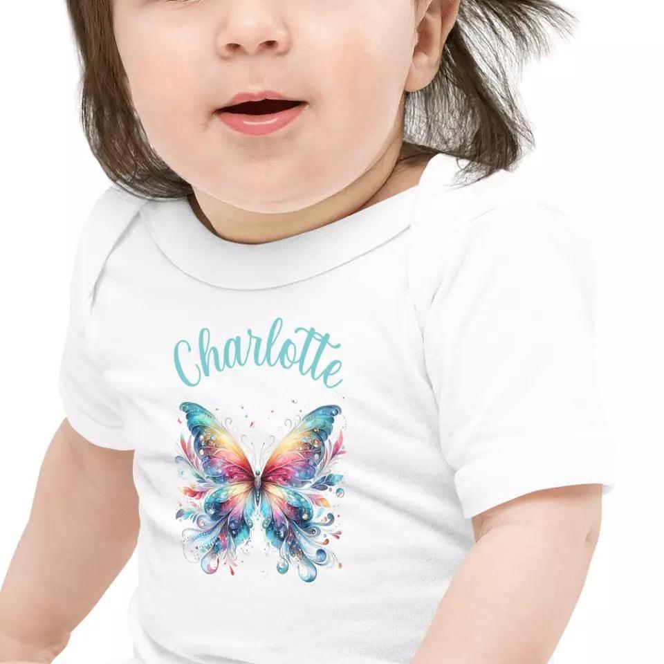 Custom Beautiful Butterflies T-Shirt – ART-TSH028 - ARTFULANE