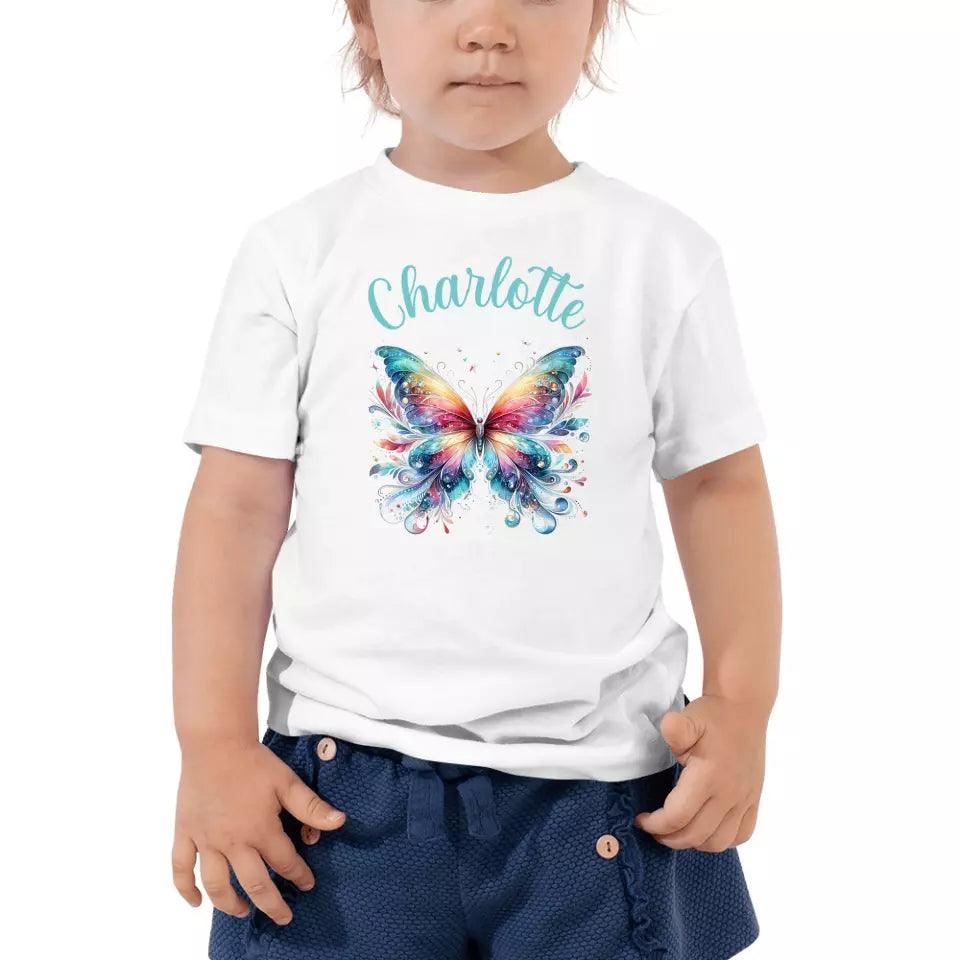 Custom Beautiful Butterflies T-Shirt – ART-TSH028 - ARTFULANE