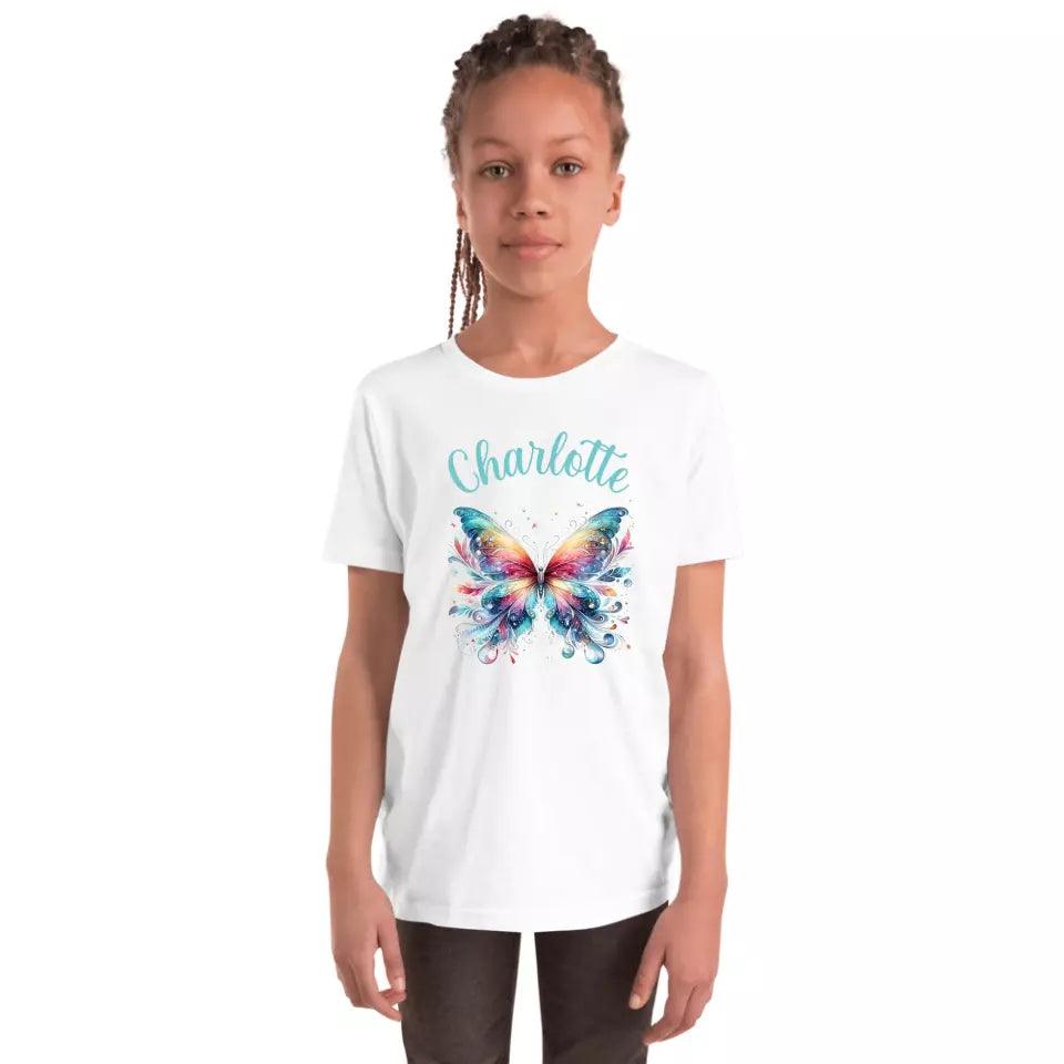 Custom Beautiful Butterflies T-Shirt – ART-TSH028 - ARTFULANE