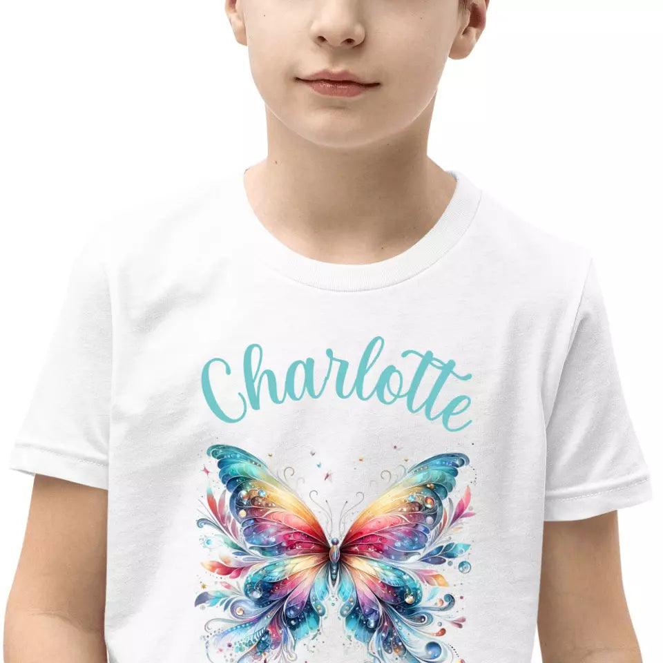 Custom Beautiful Butterflies T-Shirt – ART-TSH028 - ARTFULANE