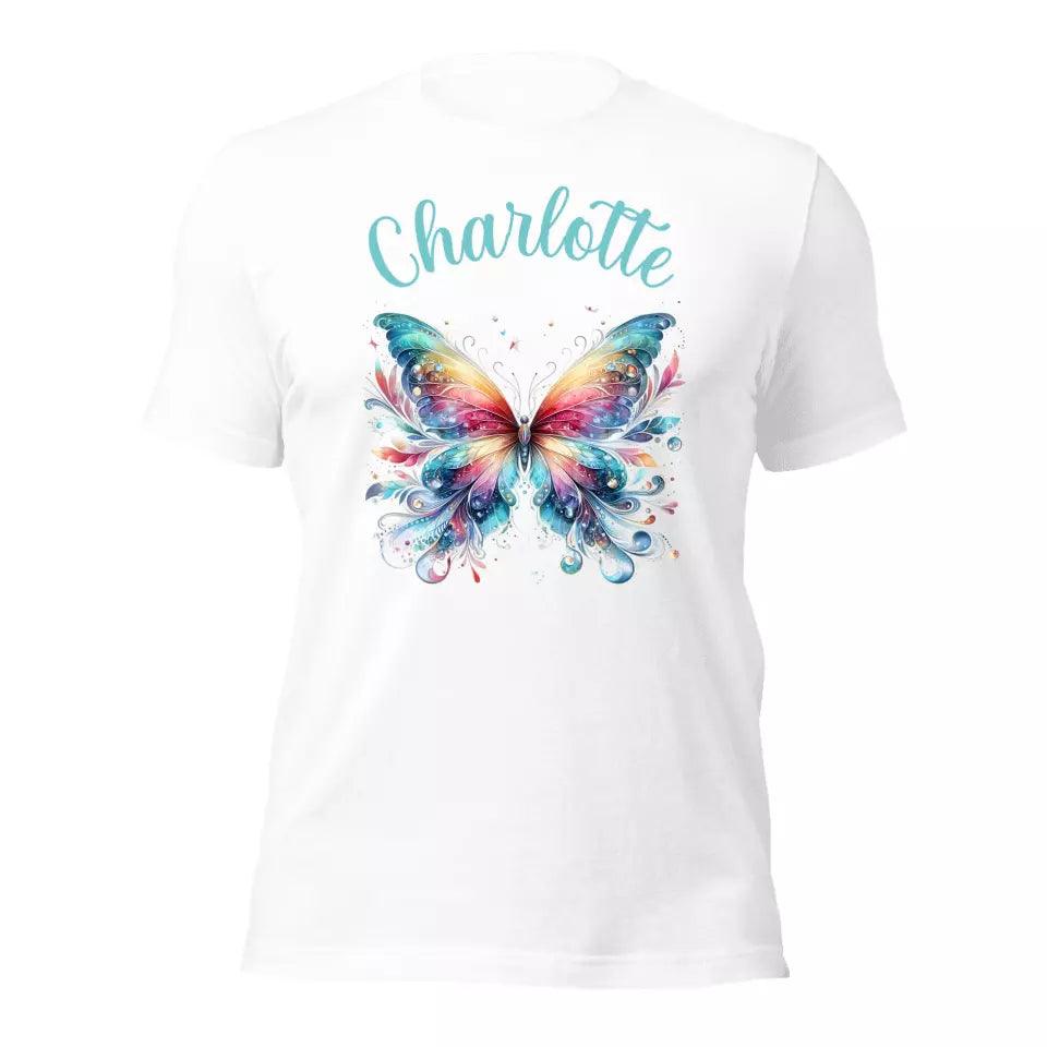 Custom Beautiful Butterflies T-Shirt – ART-TSH028 - ARTFULANE