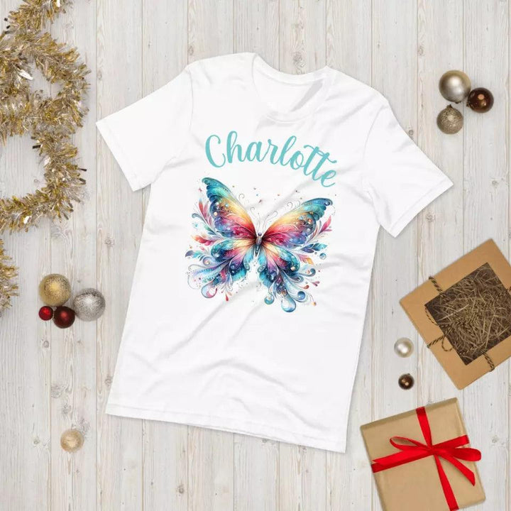 Custom Beautiful Butterflies T-Shirt – ART-TSH028 - ARTFULANE