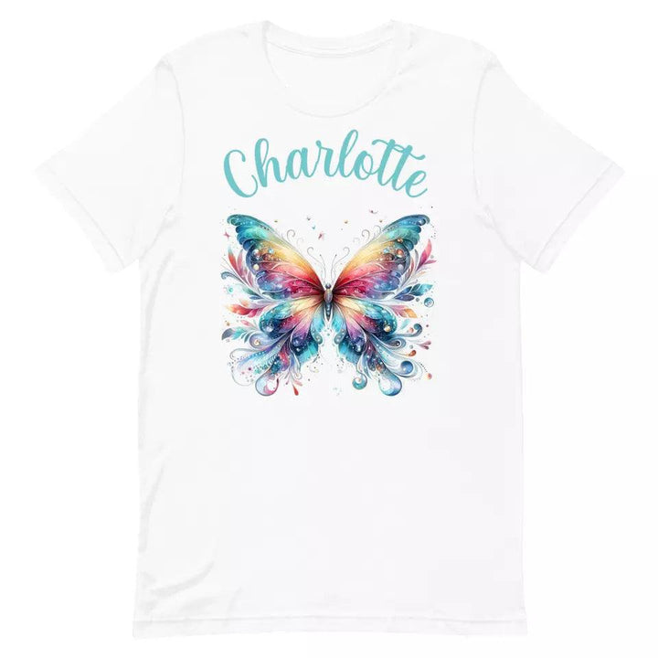 Custom Beautiful Butterflies T-Shirt – ART-TSH028 - ARTFULANE