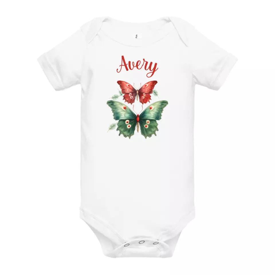 Custom Christmas Butterflies T-Shirt – ART-TSH029 - ARTFULANE