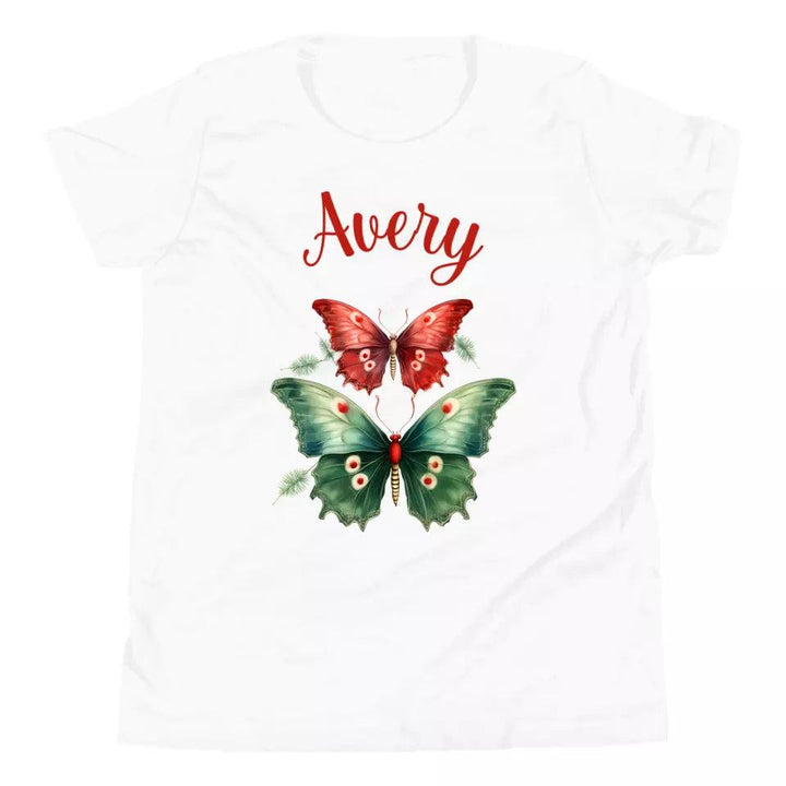 Custom Christmas Butterflies T-Shirt – ART-TSH029 - ARTFULANE