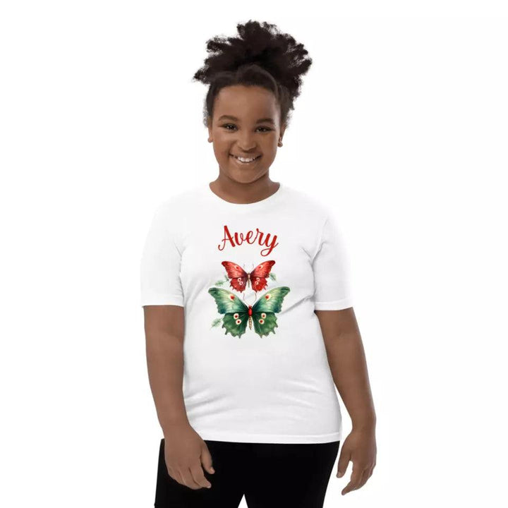 Custom Christmas Butterflies T-Shirt – ART-TSH029 - ARTFULANE