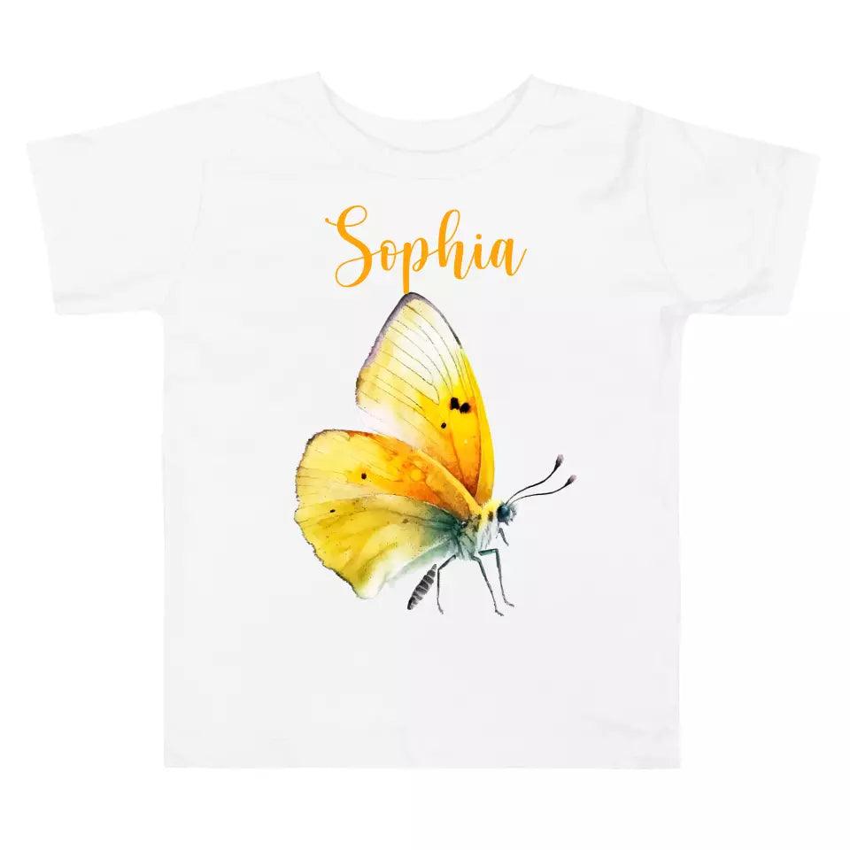 Custom Beautiful Watercolor Butterflies T-Shirt – ART-TSH030 - ARTFULANE