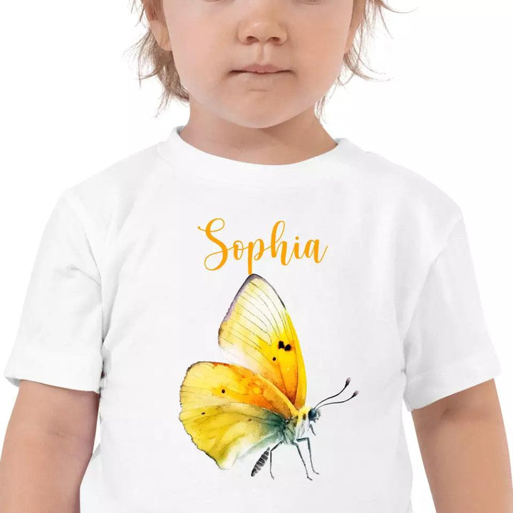 Custom Beautiful Watercolor Butterflies T-Shirt – ART-TSH030 - ARTFULANE