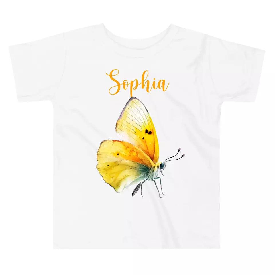 Custom Beautiful Watercolor Butterflies T-Shirt – ART-TSH030 - ARTFULANE