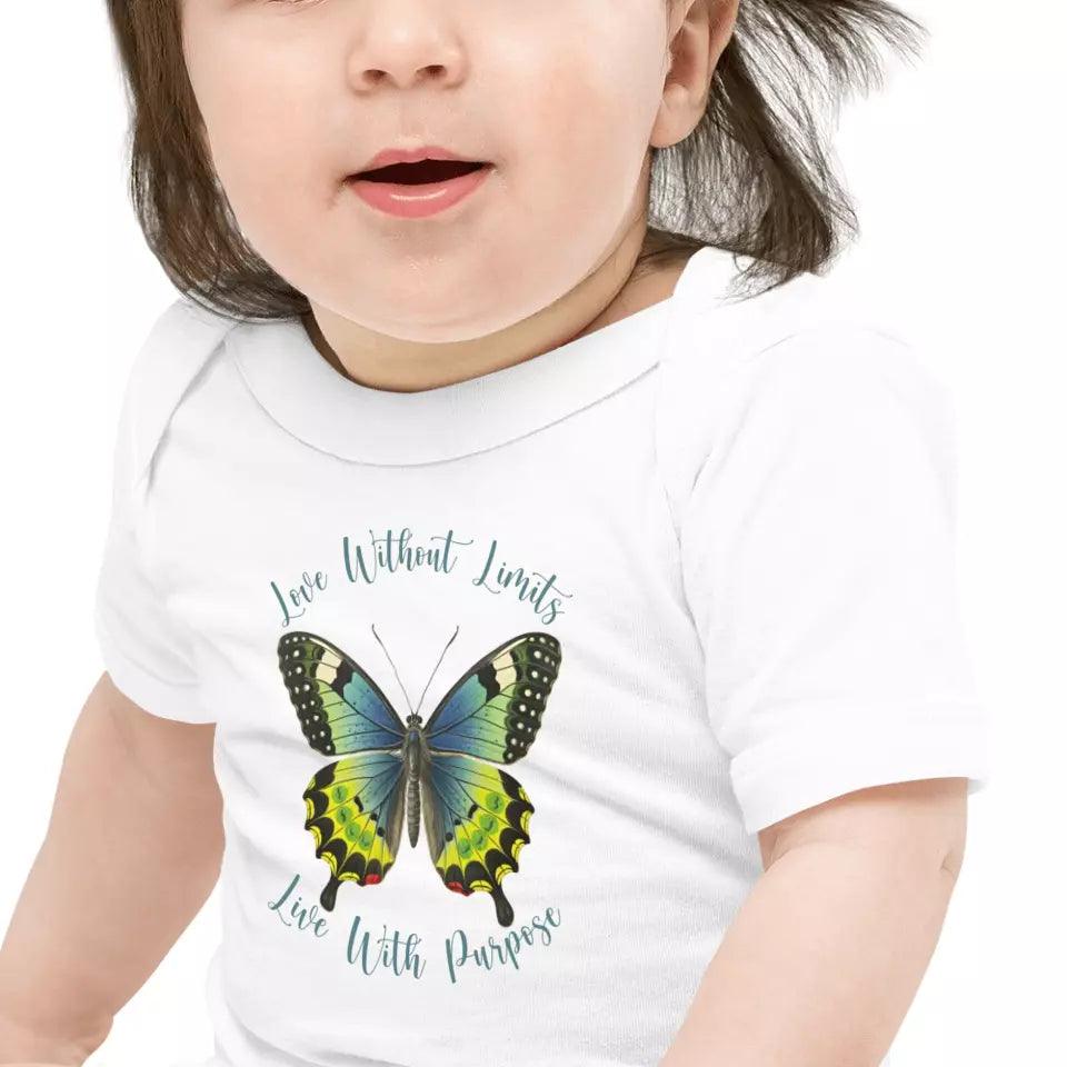 Custom Vintage Green Butterflies T-Shirt - ART-TSH032 - ARTFULANE