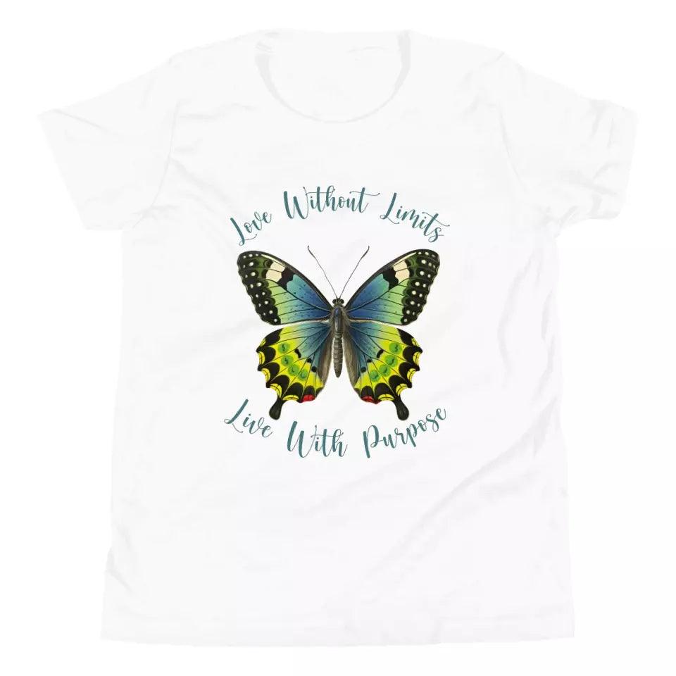 Custom Vintage Green Butterflies T-Shirt - ART-TSH032 - ARTFULANE