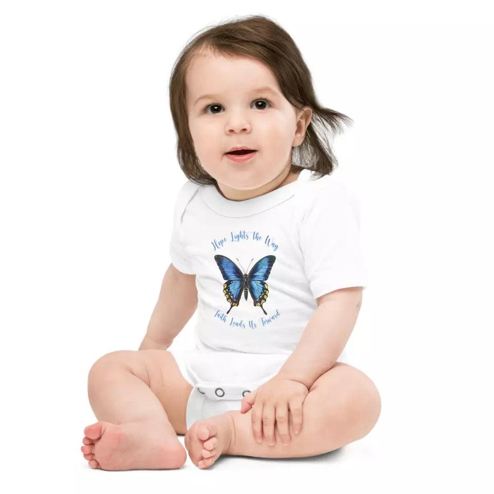 Custom Vintage Blue Butterflies T-Shirt - ART-TSH033 - ARTFULANE