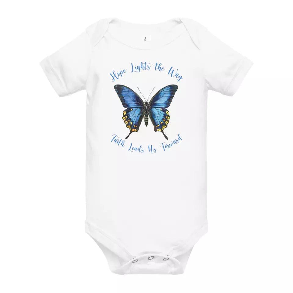 Custom Vintage Blue Butterflies T-Shirt - ART-TSH033 - ARTFULANE