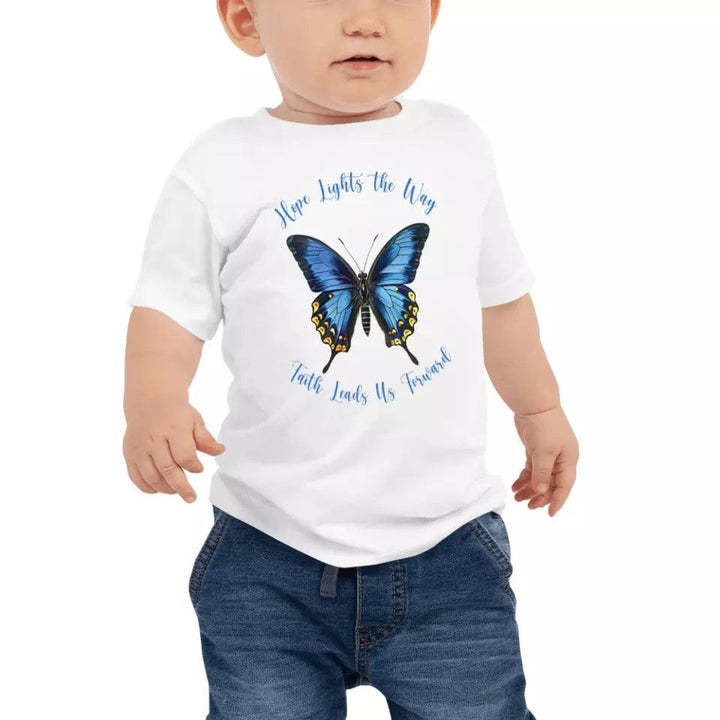 Custom Vintage Blue Butterflies T-Shirt - ART-TSH033 - ARTFULANE