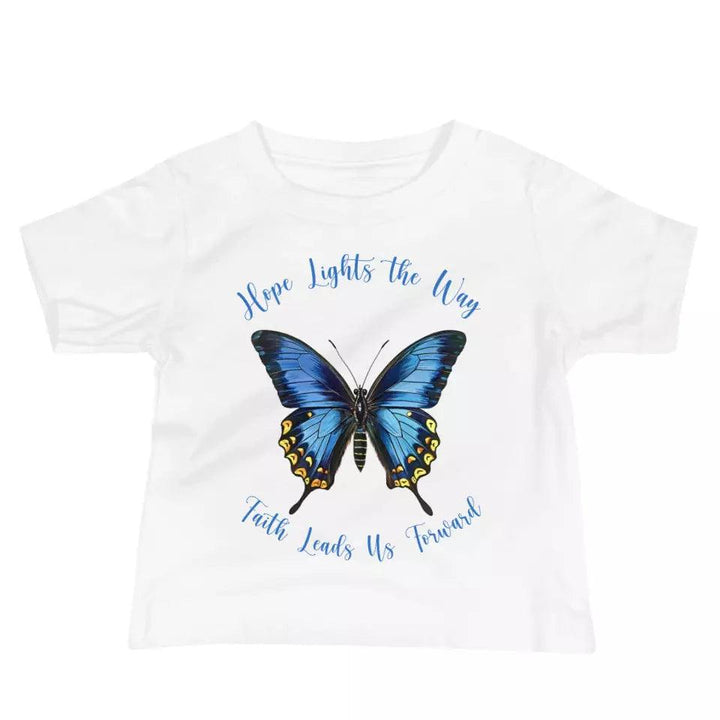 Custom Vintage Blue Butterflies T-Shirt - ART-TSH033 - ARTFULANE