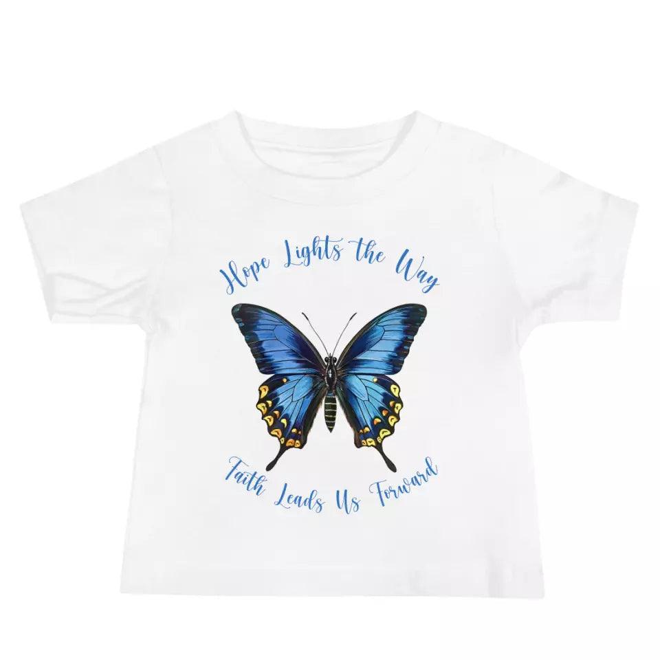 Custom Vintage Blue Butterflies T-Shirt - ART-TSH033 - ARTFULANE