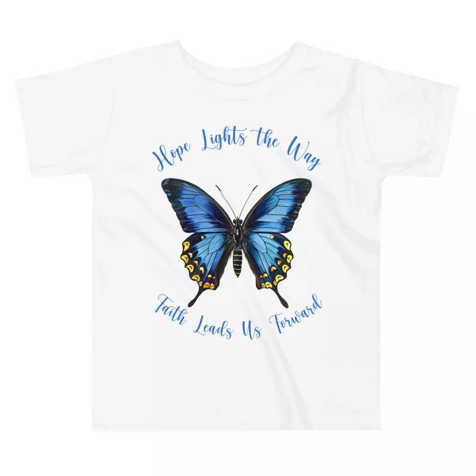 Custom Vintage Blue Butterflies T-Shirt - ART-TSH033 - ARTFULANE