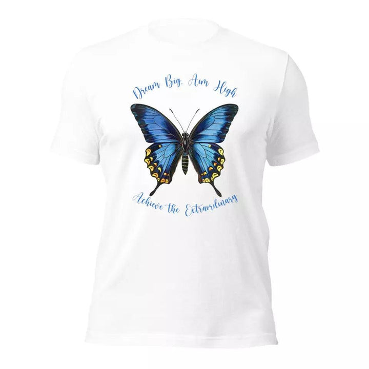 Custom Vintage Blue Butterflies T-Shirt - ART-TSH033 - ARTFULANE