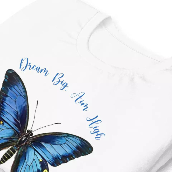 Custom Vintage Blue Butterflies T-Shirt - ART-TSH033 - ARTFULANE