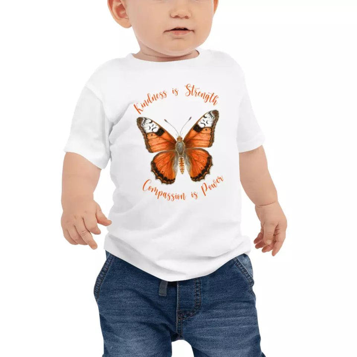 Custom Vintage Orange Butterflies T-Shirt - ART-TSH034 - ARTFULANE