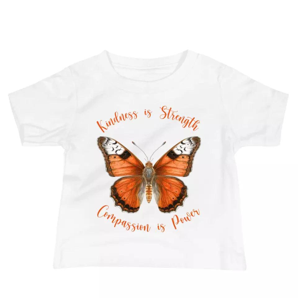 Custom Vintage Orange Butterflies T-Shirt - ART-TSH034 - ARTFULANE