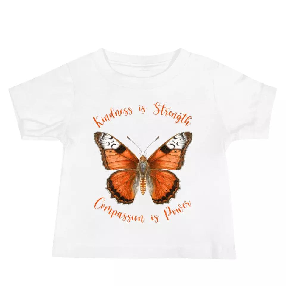 Custom Vintage Orange Butterflies T-Shirt - ART-TSH034 - ARTFULANE