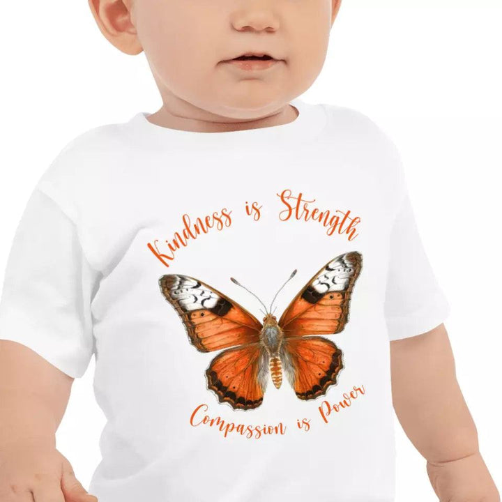 Custom Vintage Orange Butterflies T-Shirt - ART-TSH034 - ARTFULANE