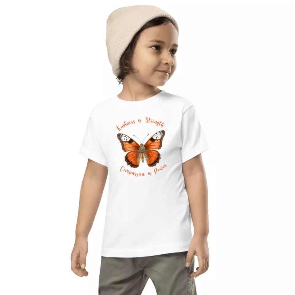 Custom Vintage Orange Butterflies T-Shirt - ART-TSH034 - ARTFULANE