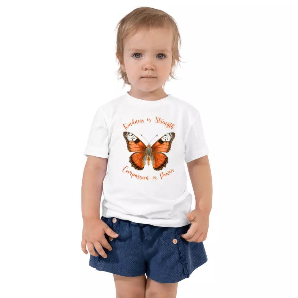 Custom Vintage Orange Butterflies T-Shirt - ART-TSH034 - ARTFULANE