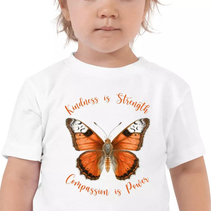 Custom Vintage Orange Butterflies T-Shirt - ART-TSH034 - ARTFULANE