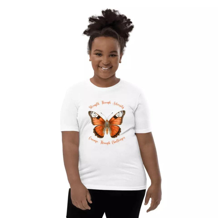 Custom Vintage Orange Butterflies T-Shirt - ART-TSH034 - ARTFULANE