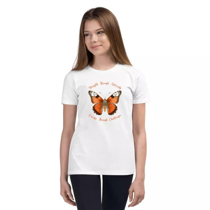 Custom Vintage Orange Butterflies T-Shirt - ART-TSH034 - ARTFULANE